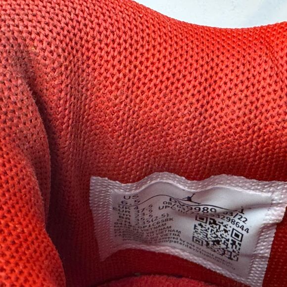 Nike Air Jordan Women’s Size 6.5 XXXVII 37 Low Lift Up Team Red - Picture 12 of 13